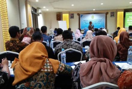 BIMTEK ADMINISTRASI DESA UNTUK CAMAT DAN LURAH SEKABUPATEN BANTUL